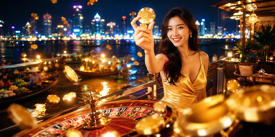 Khung cảnh roulette casino sôi động tại bãi biển Hồ Chí Minh