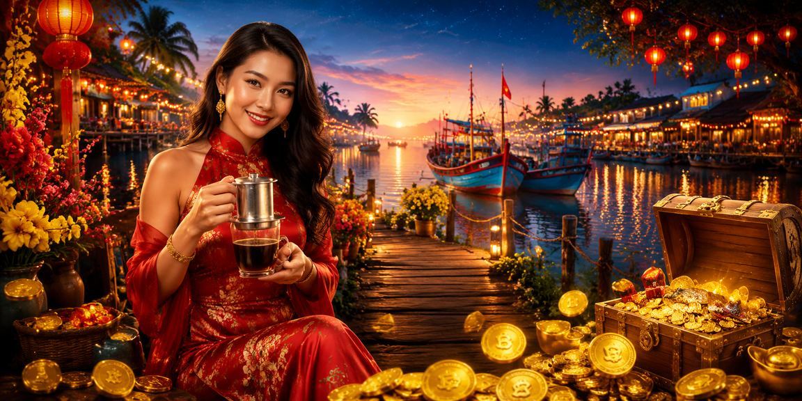 Cảnh biển Mũi Né thanh bình bên cạnh khu giải trí casino Việt Nam