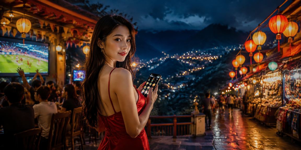 Người chơi nhận bonus tại quầy đăng ký Sapa về đêm